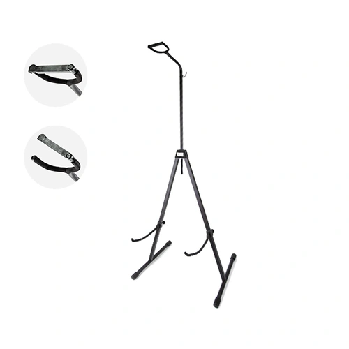 FPS Deluxe Cello/Bass Stand - Heavy Duty with Adjustable Support and Lockable Neck Restraint