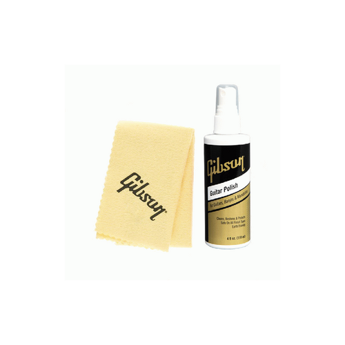 Gibson Guitar Polish and Polish Cloth Combo
