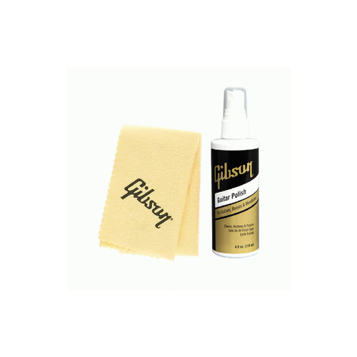 Gibson Guitar Pump Polish and Polish Cloth Combo
