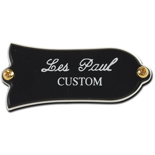 Gibson Truss Rod Cover Les Paul Custom (Black)