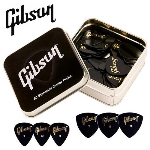 Gibson Guitar Pick Tin Thin (50 Pcs.)