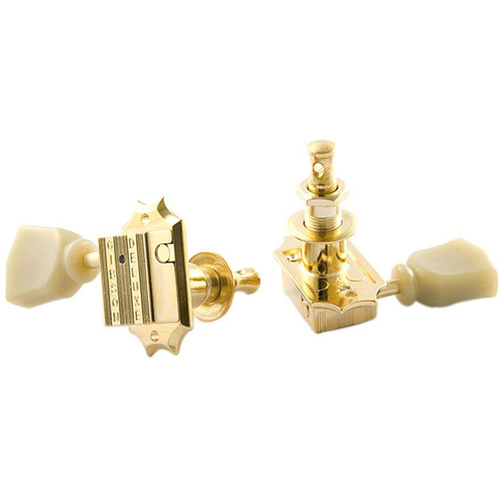Gibson Deluxe Green Key Tuner Set Vintage Gold