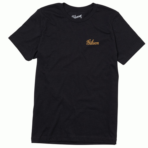 Gibson Banner Gold Logo Tee Medium