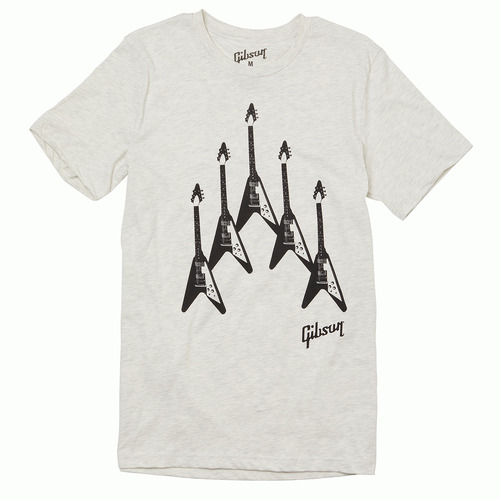 Gibson Flying V 'Formation' Tee Large