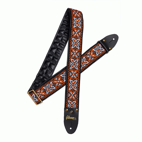 Gibson The Orange Lily Guitar Strap - ASVS-ORL