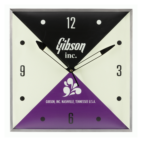 Gibson Vintage Lighted Wall Clock USA Assembled