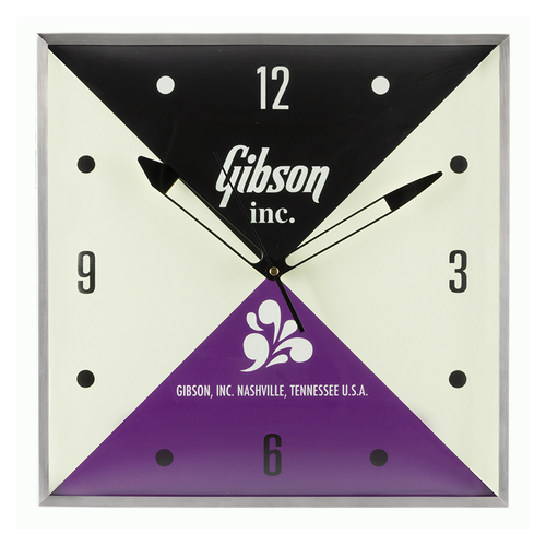 Gibson Vintage Lighted Wall Clock USA Assembled