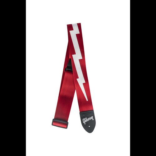 Gibson The Lightning Bolt Seatbelt Red Strap