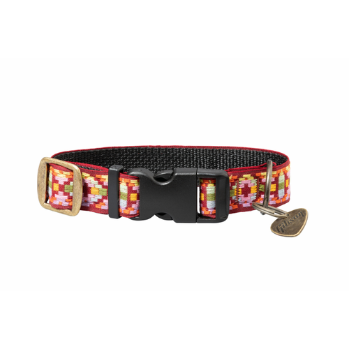 Gibson Dog Collar & Pick Tag Pink Large 27-40kg with Matching Guitar Strap