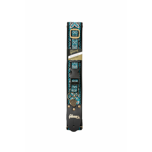 Gibson Dog Guitar Strap & Collar Set Blue MD 18-27kg