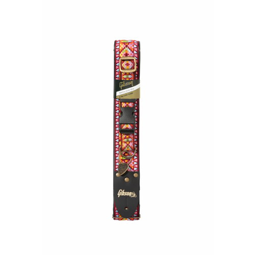 Gibson Dog Guitar Strap & Collar Set Pink MD 18-27kg