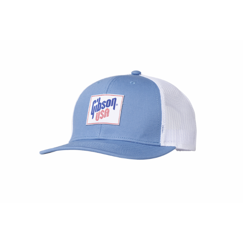 Gibson USA Classic Trucker Hat with 6-Panel Twill Front and Mesh Back