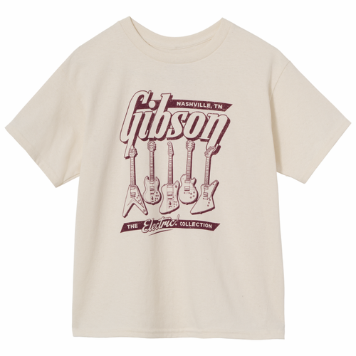 Gibson Kid's Electric Collection Tee Cream Small