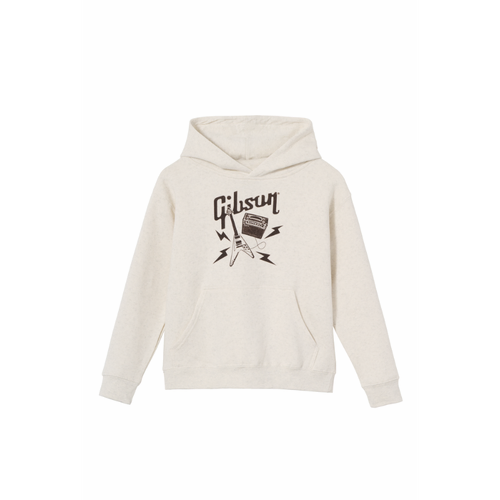 Gibson Kid's Flying V Pullover Hoodie Cream XL