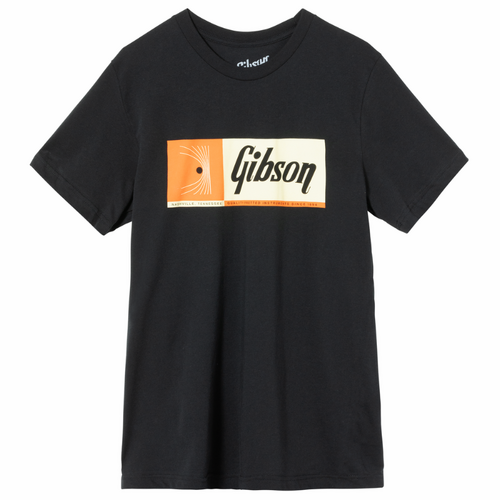 Gibson Quality Fretted Instruments Tee Black Size Large