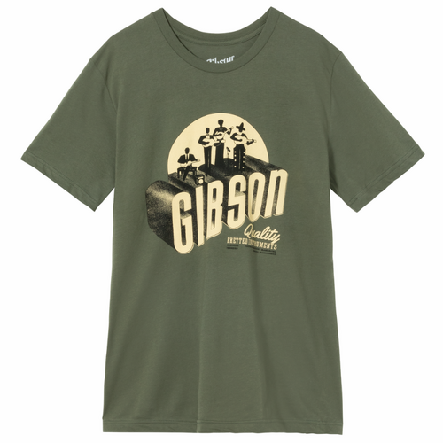 Gibson The Band Tee Army Green Large