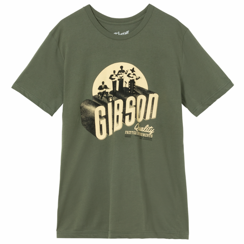 Gibson The Band Tee - Army Green, Large