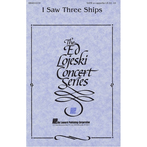 I Saw Three Ships SATB (Octavo)