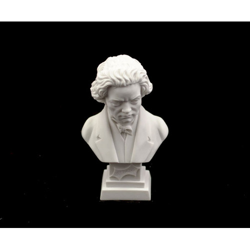 Bust 11cm-Crushed Marble Beethoven