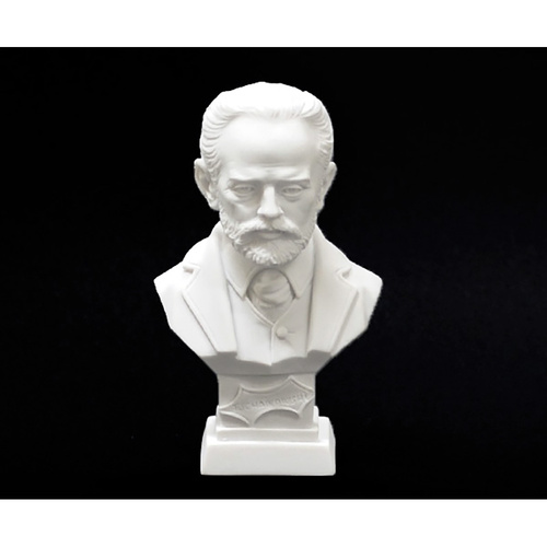 Bust 11cm - Crushed Marble Tschaikovsky