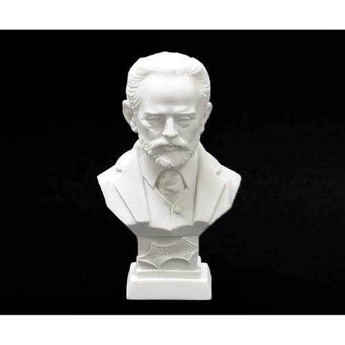 Bust 11cm - Crushed Marble Tschaikovsky