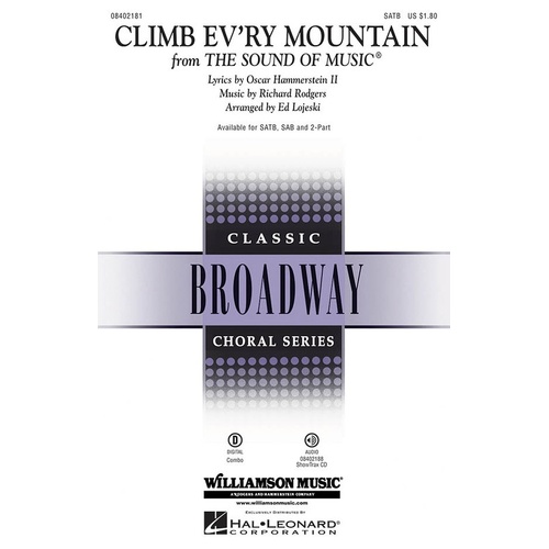 Climb Every Mountain CD From Sound Of Music (CD Only)