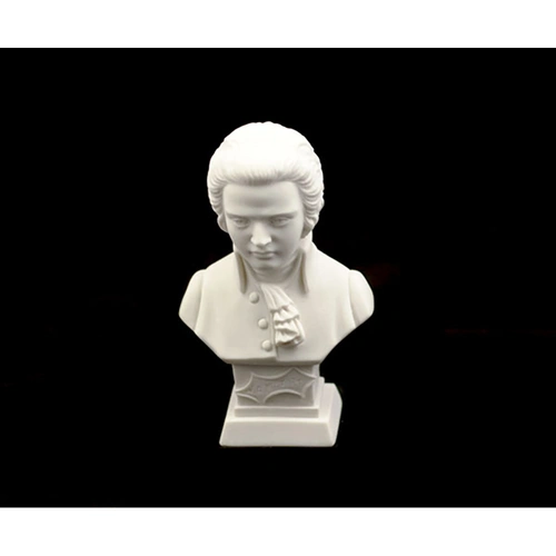 11cm Crushed Marble Mozart Bust