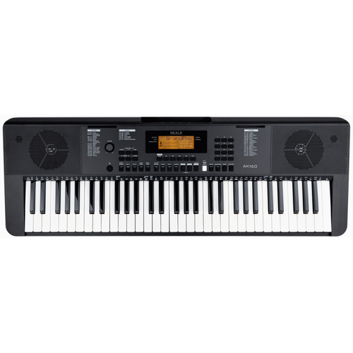 Beale AK160 Digital Keyboard ANZ Version - 61 Keys, 64 Polyphony, Touch Sensitive, Lessons & Metronome Functions