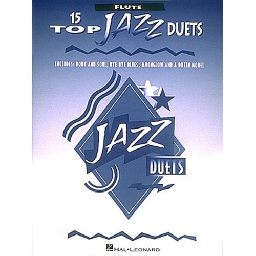 15 Top Jazz Duets Flute (Softcover Book)