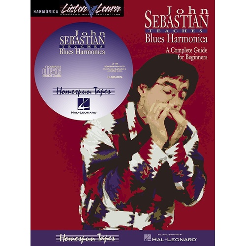 John Sebastian Beginning Blues Harmonica Book/CD (Softcover Book/CD)