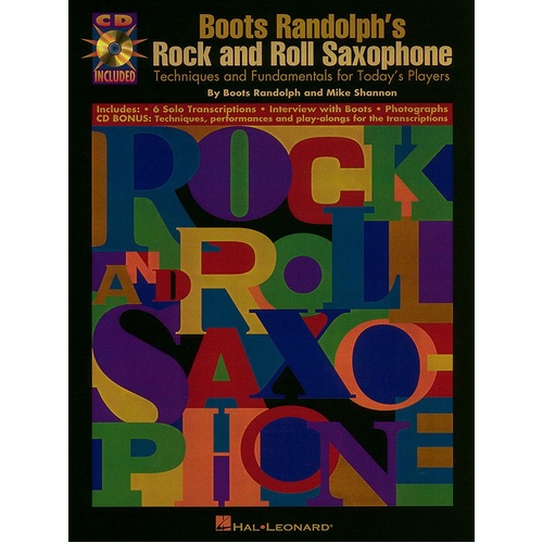 Rock and Roll Saxophone 2nd Ed W/CD (Softcover Book/CD)