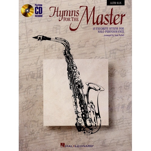 Hymns For The Master Book/CD Alto Sax (Softcover Book/CD)