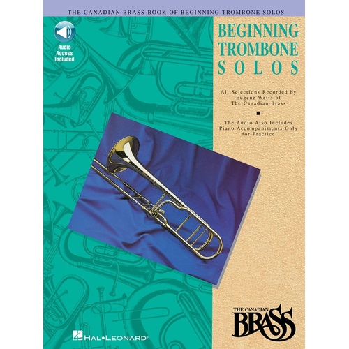 Canadian Brass Beginning Solos Book/CD Trombone (Softcover Book/CD)