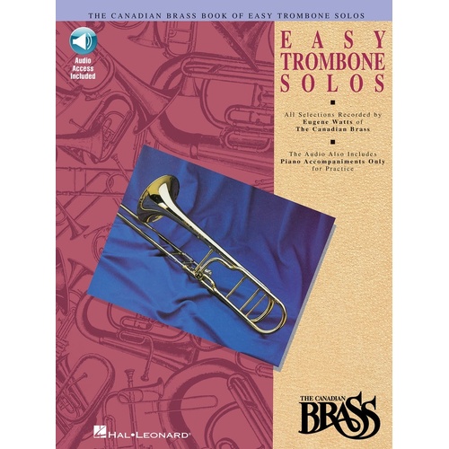 Canadian Brass Easy Trombone Solos Book/CD (Softcover Book/CD)