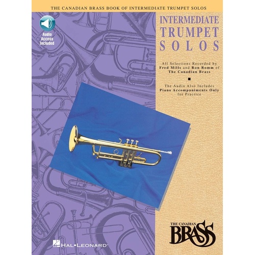 Canadian Brass Intermediate Trumpet Solos Book with Online Audio Access