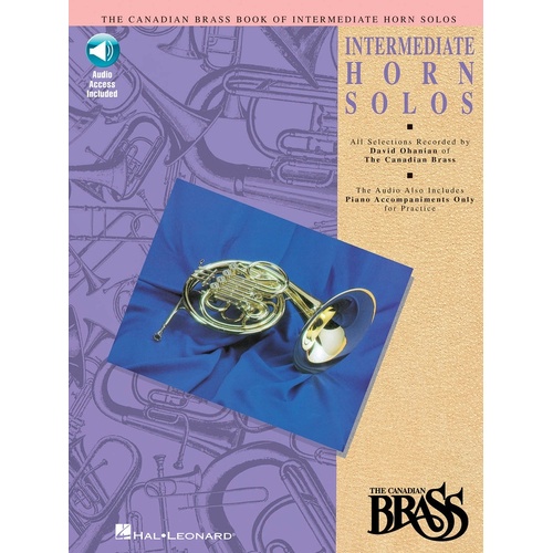 Canadian Brass Intermediate Horn Solos Book/CD (Softcover Book/CD)