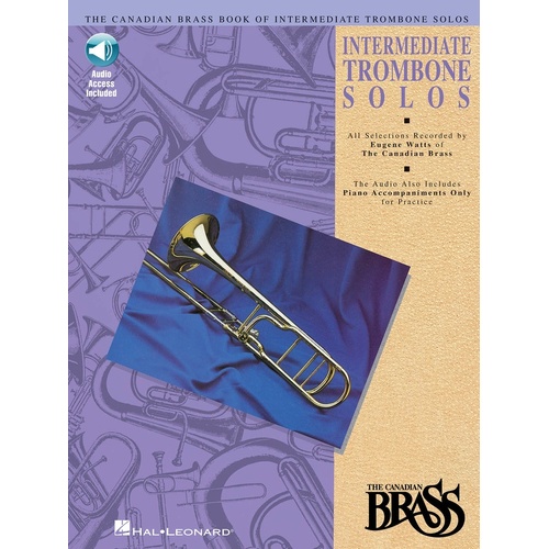Canadian Brass Intermediate Trombone Solos Book/CD (Softcover Book/CD)