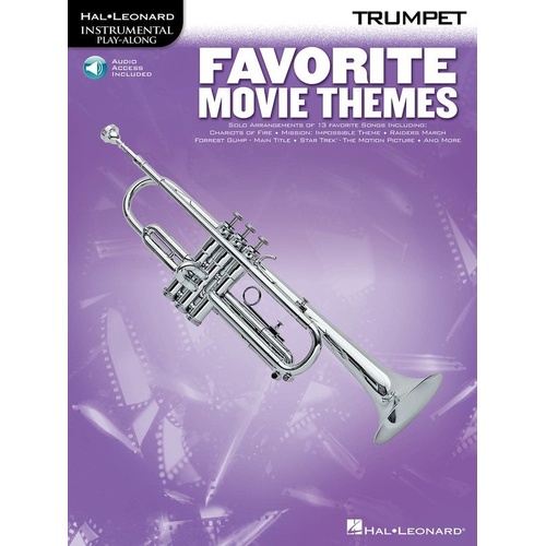 Favorite Movie Themes for Trumpet with Online Audio Tracks