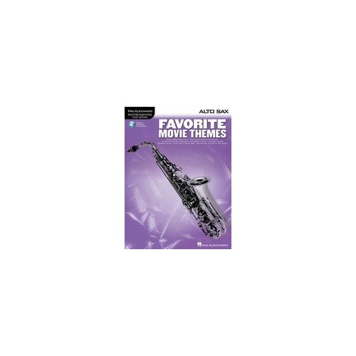 Favorite Movie Themes for Alto Saxophone Book with Online Audio Access