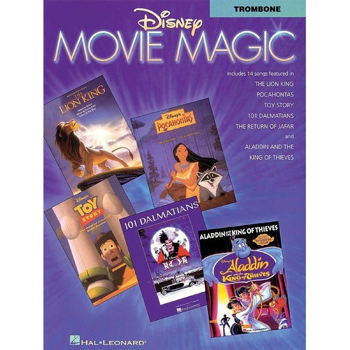 Disney Movie Magic Piano Accompaniment Folio by Hal Leonard, 48 Pages, Features 14 Disney Favorites for Various Instruments