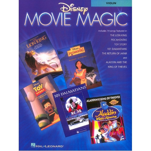 Disney Movie Magic Violin (Softcover Book)