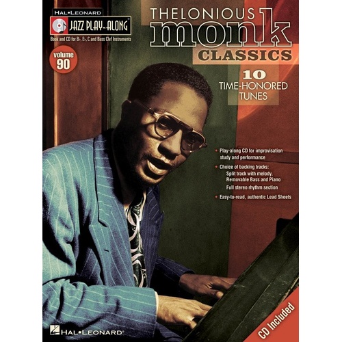 Thelonious Monk Classics Jazz Play-Along BK/CD V