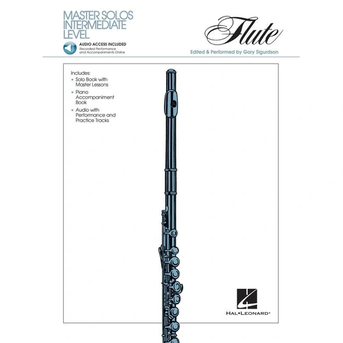 Master Solos Intermediate Level Flute Book/Audio Pack