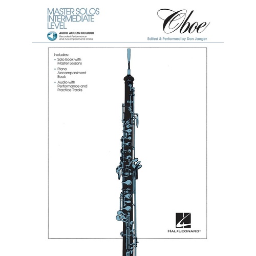 Master Solos Intermediate Level Oboe Book/CD (Softcover Book/CD)