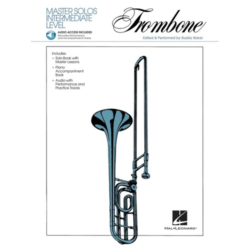 Master Solos Intermediate Level Trombone Book/CD (Softcover Book/CD)
