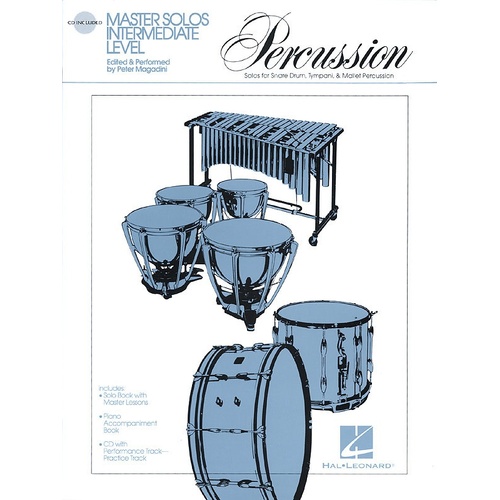 Master Solos Intermediate Level Percussion Book/CD (Softcover Book/CD)