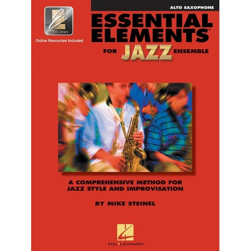 Essential Elements for Jazz Ensemble: Alto Sax Book 1 with 2 CDs