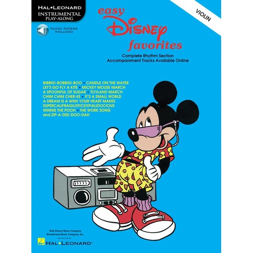 Easy Disney Favorites Violin Book/CD 