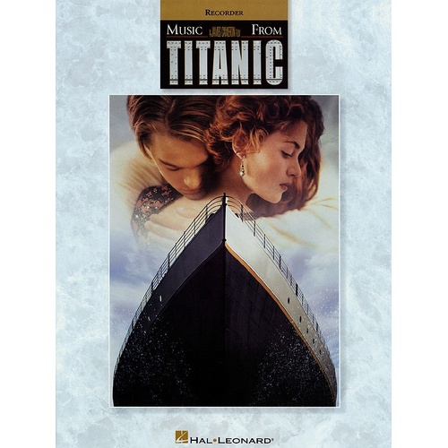 Music From Titanic For Recorder (Softcover Book)