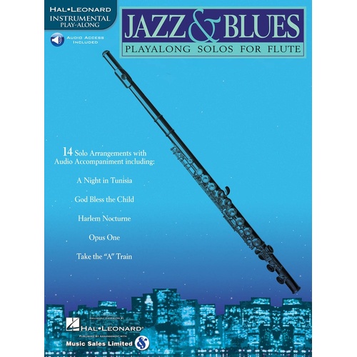 Jazz and Blues Playalong Solos For Flute Book/Online Audio (Softcover Book/Online Audio)